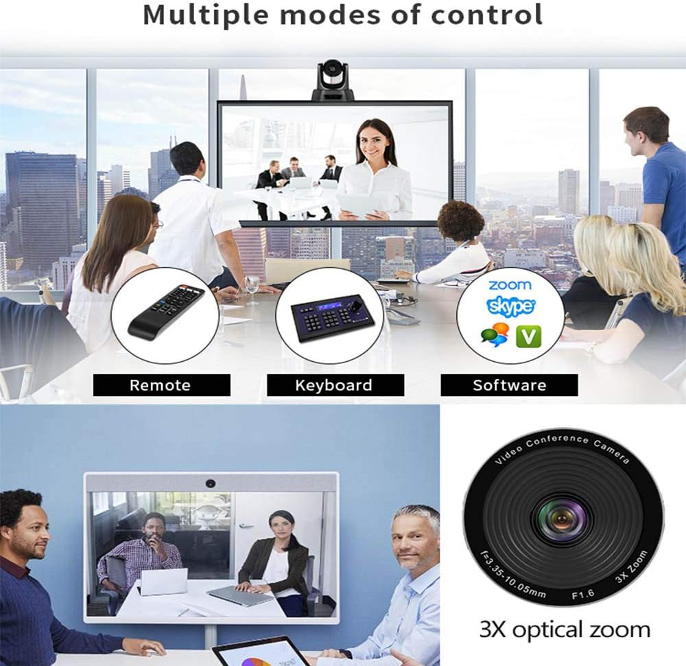 10x Optical Zoom USB PTZ Conference Camera A360