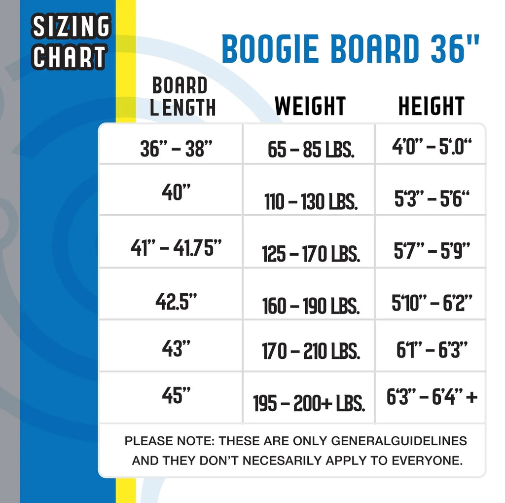 Boogieboard 36" Surfing Water Body Board E3202