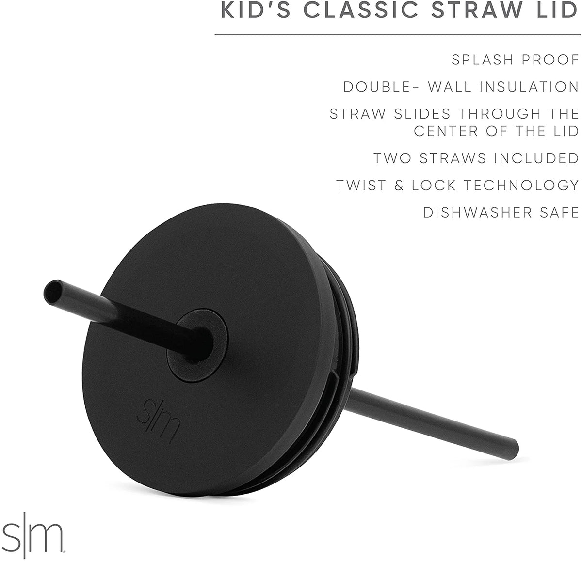 12oz Insulated Stainless Steel Kids Tumbler with Lid and Straw M486