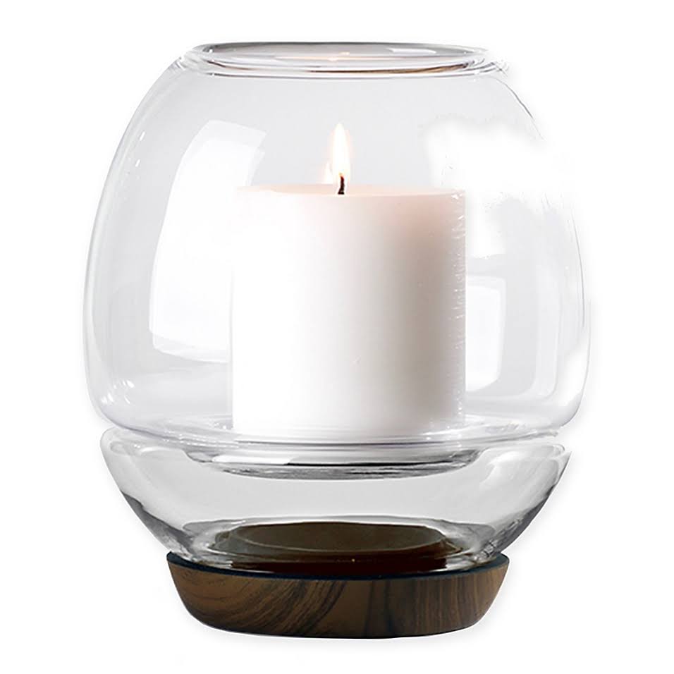 Glass Hurricane Candle Holder U663288